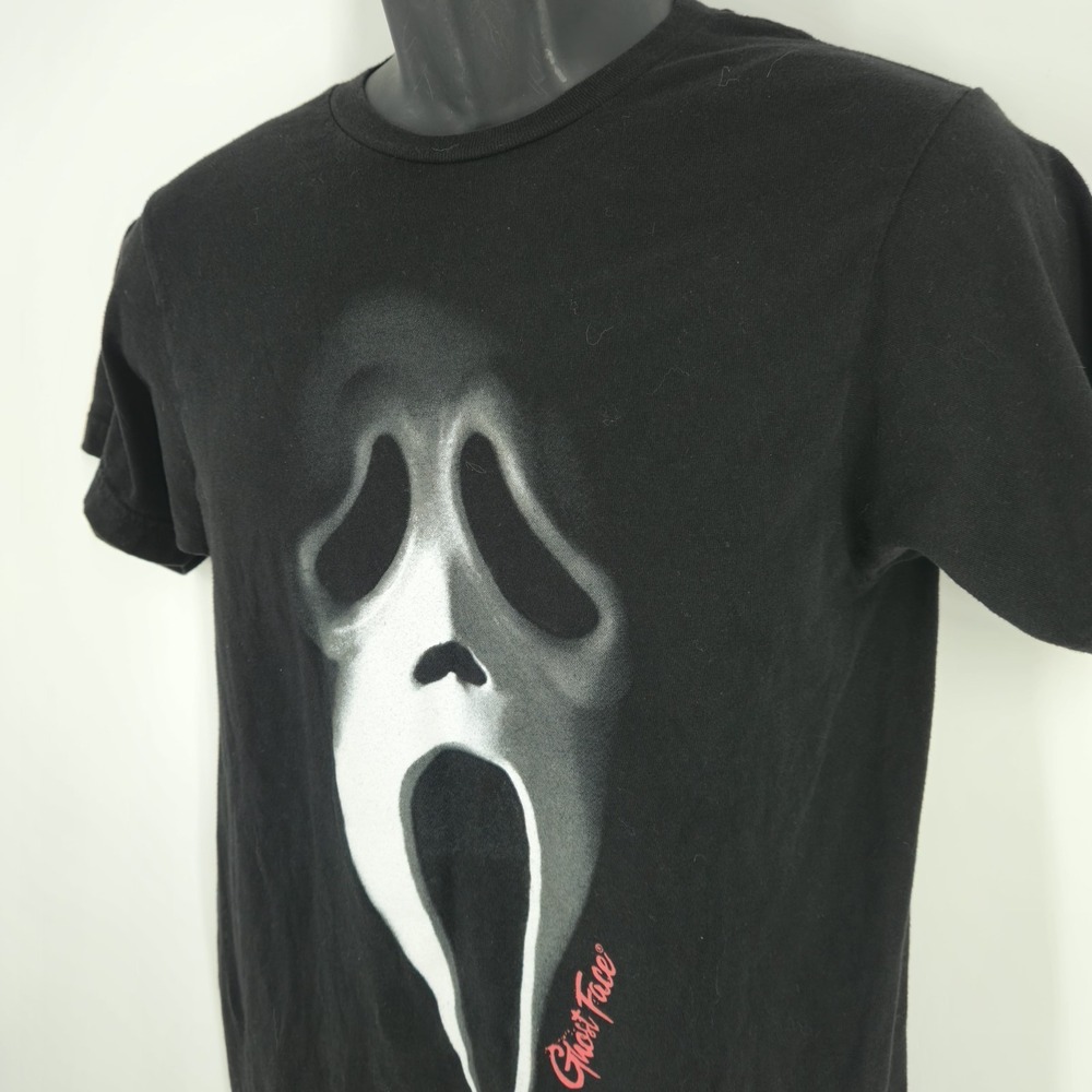 Ghost Face Scream Movie Graphic Print Black Men's Small Short‎ Sleeve T-shirt